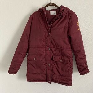 Noisy May Women's Burgundy Red Nmsimona Jacket Size Small